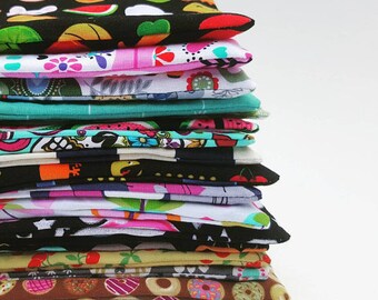 Reusable Snack Bag - Back to School Supplies - Zero Waste Lunch Sack - Eco Bag - Many Print Choices Available