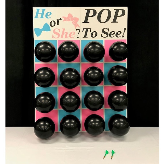 Gender Reveal Poster Board Game Kit