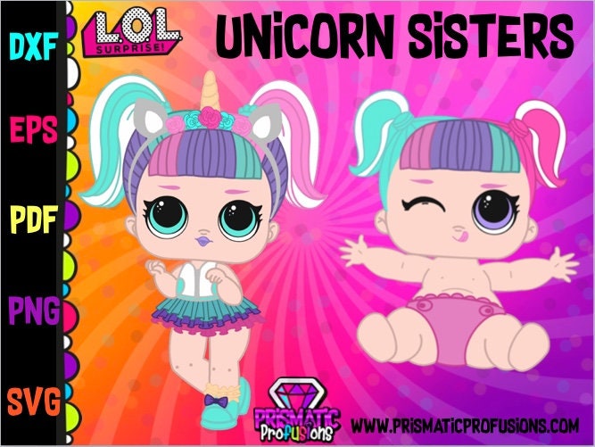 Free Free 270 Unicorn Lol Dolls Svg SVG PNG EPS DXF File