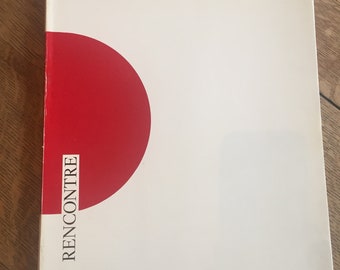 1977 Tremois Rencontre Frederic Birr Art Book