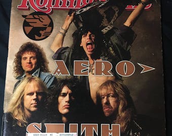 1990 Rolling Stone Magazine- Aerosmith
