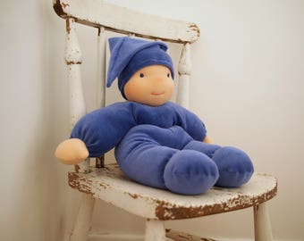 Waldorf baby doll, soft body doll, bunting doll, baby doll, Steiner doll, 16", 16in doll