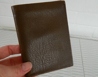 Vintage 1970s Men's Brown Select By Buxton Leather Wallet Made in Canada