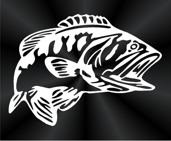 Download Bass Decals Lunker Car Truck Wall Vinyl Window Stickers