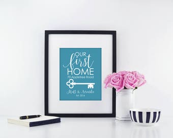 Realtor Closing Gift | Unique Realtor Closing Gift | Housewarming Gift | Personalized First Home Gift | Closing Gift | Home Sweet Home Sign