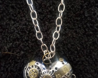 Steampunk Heart Necklace