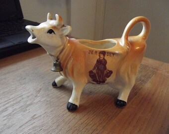 vintage cow creamer 1950/60 ceramic