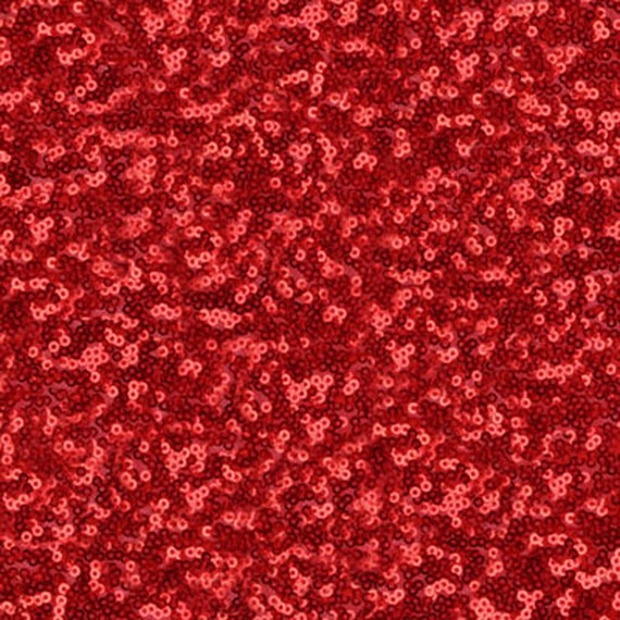 Red Sequin Fabric Glitters Sequins Fabric Red Full Sequin on