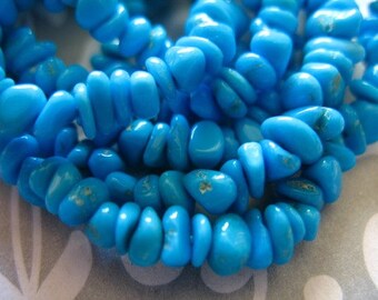 SLEEPING BEAUTY Turquoise Beads, Luxe AAA, 3-4, 4-5.5, 5.5-7.5 mm, Natural Untreated, aqua robins egg blue / 10-50 pieces
