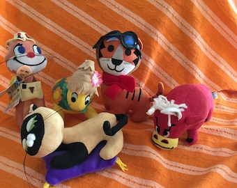 Rare huge group- vintage Dakin Dream Pets - New Dream Pets - Fun Farm - Treasure Pet - Dream Pet Ads