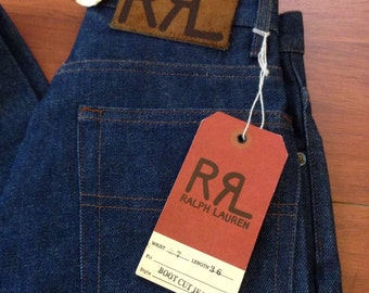 90's RRL Boot Cut Jeans - 27/36 - NWT Deadstock - Made in USA -