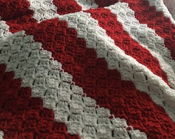 Valentine's Day or christmas throw blanket