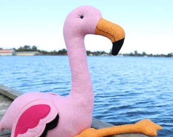 plush flamingo pdf, flamingo sewing pdf, diy flamingo pattern, softie pdf pattern, plush pdf pattern, flamingo pattern, flamingo pdf pattern