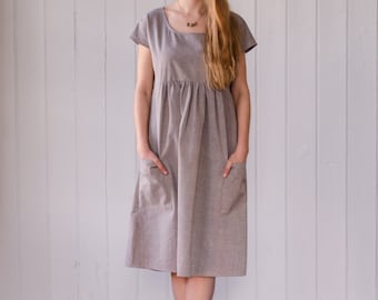 Organic Cotton Smock Dress
