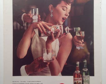 Vermouth "Martini" Vintage Ad (1959)