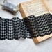 Width 3.15 inches black lace trim,cotton lace trim,scalloped trim lace for DIY dress,For flowers(63-379)