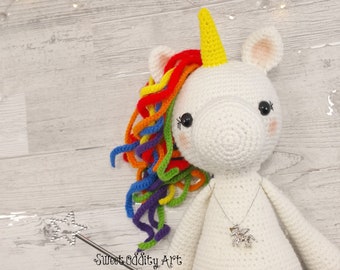 unicorn crochet pattern, amigurumi, crochet unicorn, unicorn doll, unicorn toy