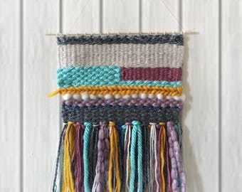 Sale! Large Woven Wall Hanging | Handmade Tapestry Weaving (1 of 3 in a series)