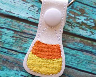 Candy Corn Mini Keychain