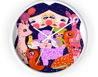 Conjoined Twin Squeaky Toy Clock