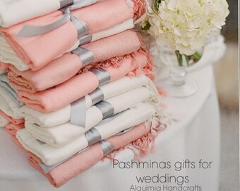 Pashminas 12 pcs- handmade, listing does not include tags no text no band no card No ribbon. Item is handcrafted CP1820 Wholesale pricing. N