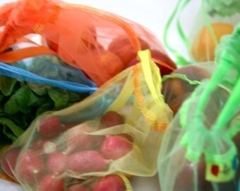 Tropical Sunset Reusable Produce bags ECO friendly