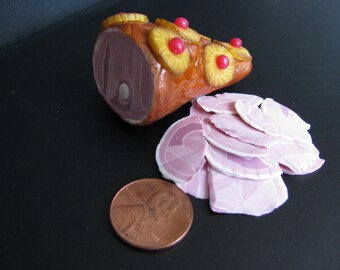 1:6 scale Ham set for Barbie, Ginny, Fashion Royalty, Blythe, or Momoko, Tyler, Poppy Parker