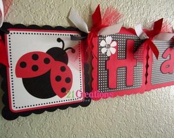 Ladybug Party Banner