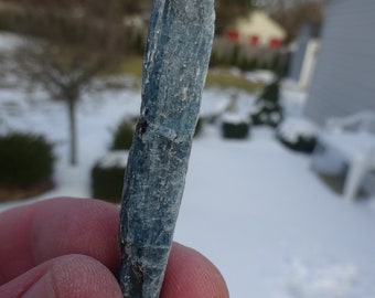 Blue Kyanite . Meditation stone, Natural stone.