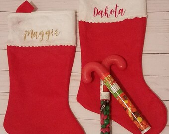 Custom Name Christmas Stocking