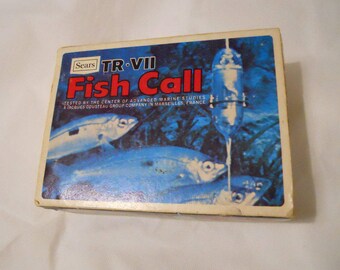 A Vintage Working Sears TR-VII FishCall Transistorized Fish Call