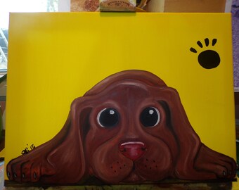Painted to order, cartoon caricatures Oil on canvas