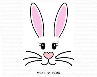 Download The Lonely Me Bunny Face Svg Free Easter Bunny Rabbit Face Svg Dxf Cutting File For Cricut Design Space Silhouette Png Free Shipping On Orders Of 35 From Target