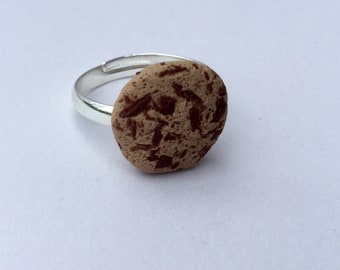 Clay Chocolate Chip Cookie Ring