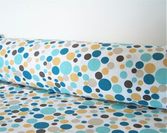 Coupon with polka dots, 3 different colors, 48 X 50 cm, cotton fabric