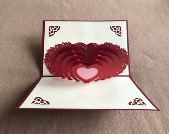 My Heart to You 3D Blank Card
