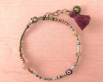 Handmade Delicate Beaded Bracelet Small