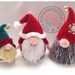 Santa Gonk Christmas Decorations - Crochet PDF Pattern