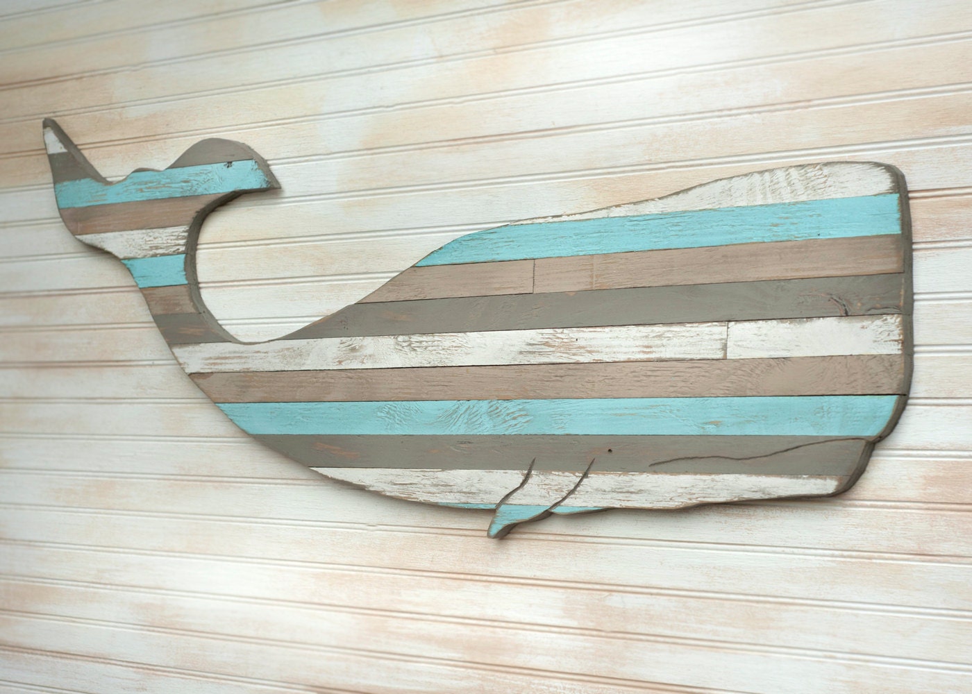 Pallet Whale Wooden Whale Art Beach House Decor Nautical Decor