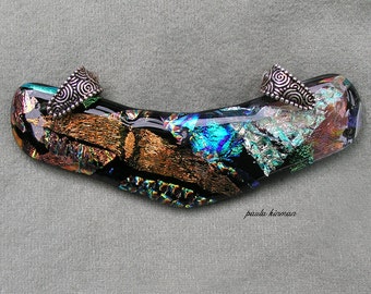 Dichroic Glass Necklace #1