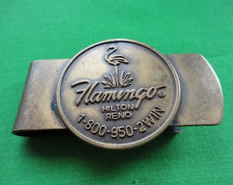 Flamingo Hotel Souvenir Money Clip