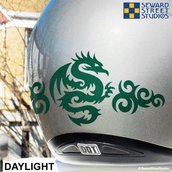 stickers on bike helmet