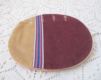 Vintage Pappagallo Corduroy & Ribbon Bermuda Bag Cover