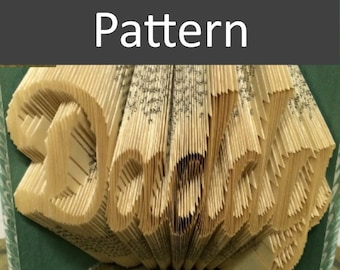 Daddy - Folded Book Pattern