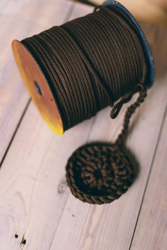 DARK BROWN yarn, diy crafts, macrame cord, craft projects, diy projects, chunky yarn, crochet rope, crochet supplies, cord rope yarn #8