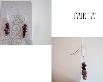 Rhodonite Earrings