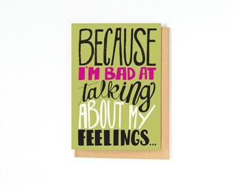 Funny Love Card - Long Distance Relationship Card - Just Because Card - Funny Greeting Card - I Love You Card - Anniversary