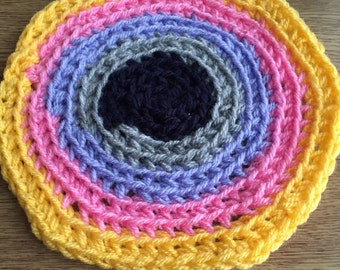 Handmade crochet wash cloth
