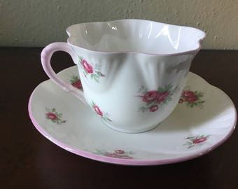 Royal York Sweetheart Rose Teacup with Saucer