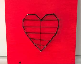 Frame decorative heart wooden decoration unrequited love